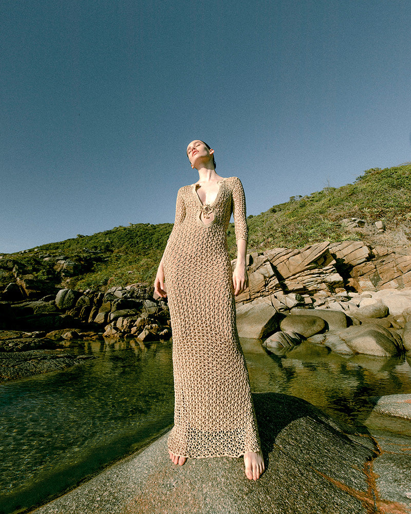 The Birkin Dress – Leafy Natural Couture